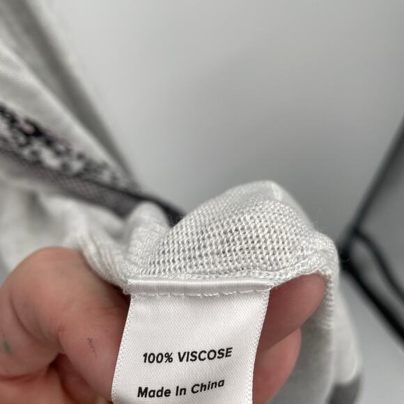 EVEREVE NWT Peyton Jensen Jayda Gray Duster Cardigan with Snake Trim // XS - Picture 5 of 14